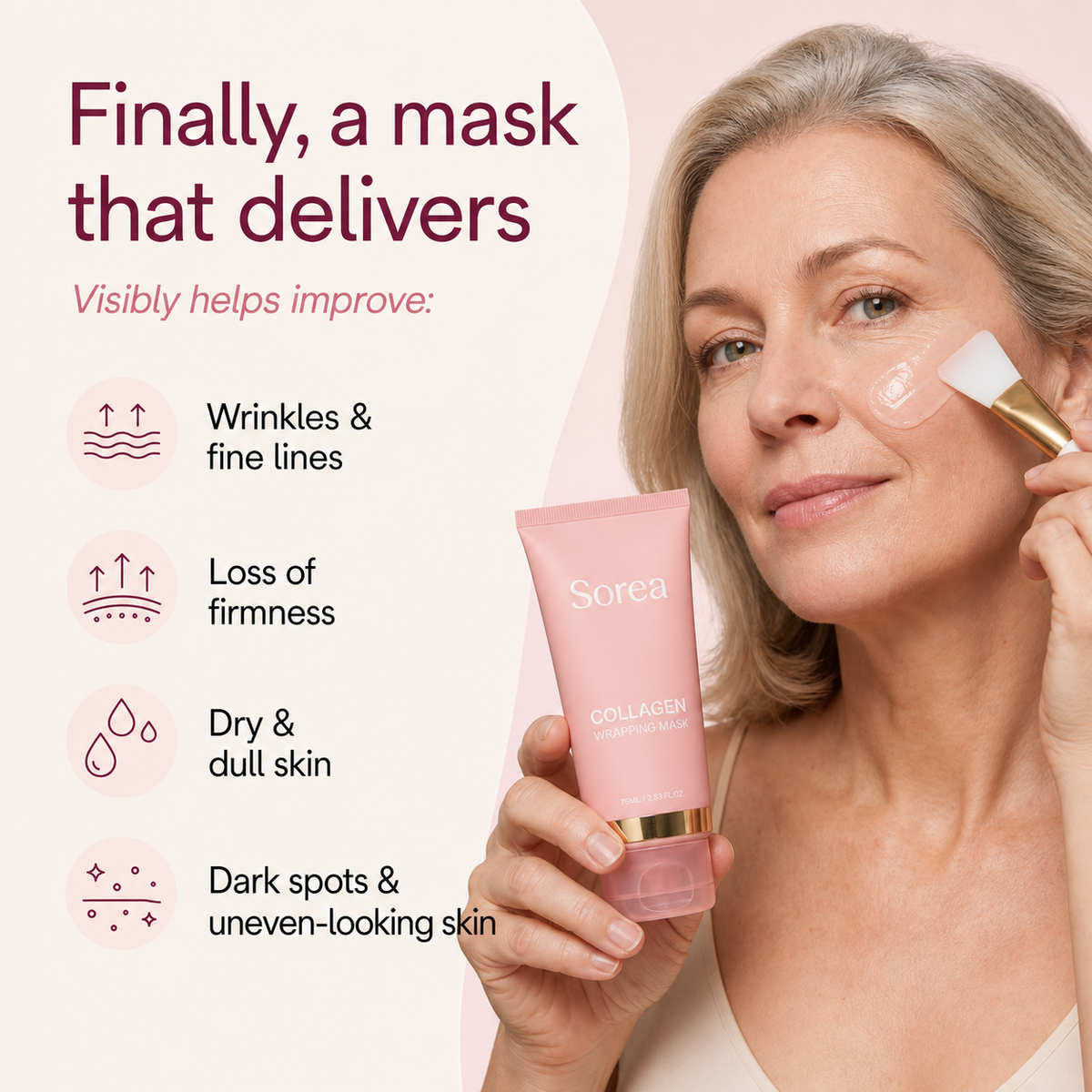 Sorea Collagen Wrapping Mask skin benefits