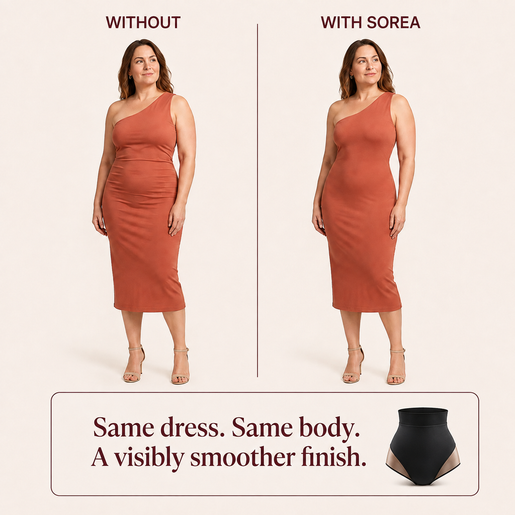 Sorea Sculpting Support Brief - fini lisse sous une robe